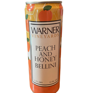 Peach And Honey Bellini 4 pak - Warner Vineyards