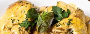 Chicken with White Wine and Butter Sauce